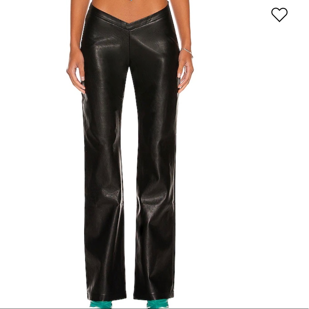 MIAOU leather Elvis pants